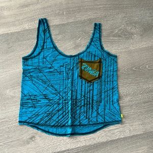 Zumba tank size SMALL, relaxed fit